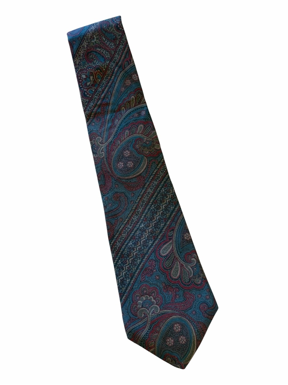 Liberty of London Vintage 100% Silk Paisley Necktie NWT Deadstock The Broadway